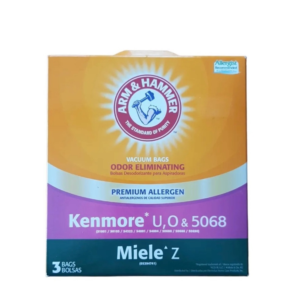 Arm & Hammer Kenmore U, O & 5068 Premium Allergen Vacuum Bag (3-Pack) 62614G